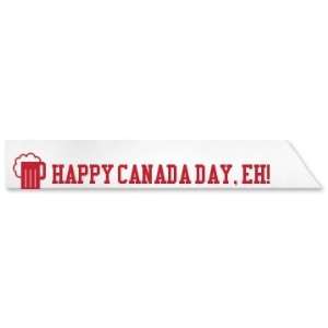  Happy Canada Day: Custom Satin Party Sash: Everything Else