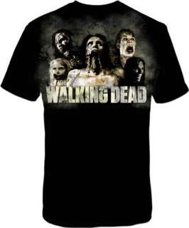 The Walking Dead   Zombies Cracked   T SHIRT S M L XL 2XL Brand New 