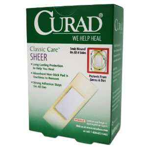  Curad Classic Care Sheer Bandages 240 Assorted Sizes   6 