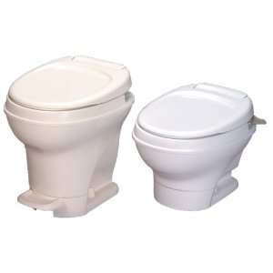  Aqua Magic V Toilet High Profile Foot Flush   White 