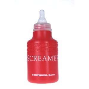    Silly Souls Baby Sports Bottle Red Screamer Babygags Baby