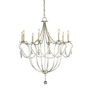   Leaf 8 Light Wrought Iron Large Crystal Lights Chandelier with Custo