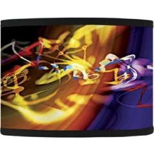  Yellow Flare Giclee Style Lamp Shade 13.5x13.5x10 (Spider 