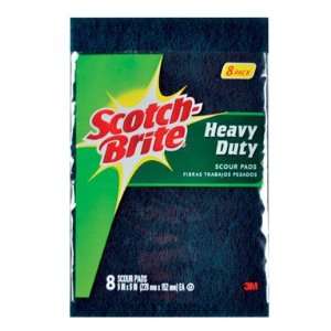  SCOTCH BRITE HEAVY DUTY SCOUR PADS   220 8 CC