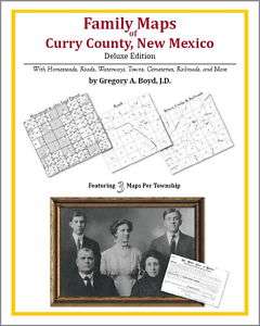 Family Maps Curry County New Mexico Genealogy NM Plat  