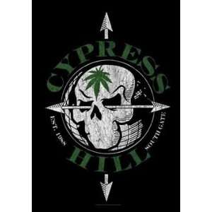 Cypress Hill ~ Vintage Skull ~ 30x40 ~ Cloth Fabric Poster Flag