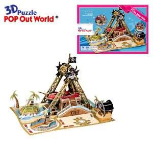  Swinging Pirate Ship Ride 3D Puzzle Model Decoration Toys 