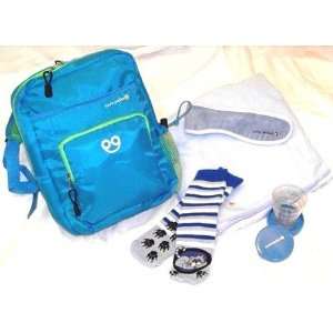   Travel Backpack Set for Kids / COLOR TURQUOISE & LIME GREEN / TBSTLG
