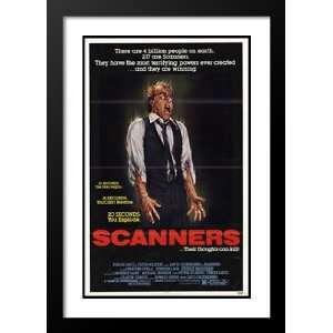 Scanners 20x26 Framed and Double Matted Movie Poster   Style A   1981