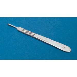 Scalpel Handle, Economy, No. 4, Stainless Steel, Uses Blades No. 20 25 