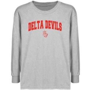  Mississippi Valley State Delta Devils Youth Ash Logo Arch 