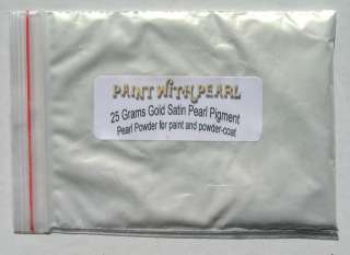 Gold Satin Pearl 4 PPG paint powder coat HOK custom NR  