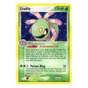  Pokemon   Cradily (7)   EX Power Keepers   Holofoil Toys 