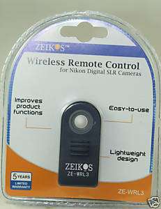 Wireless Remote Control F Nikon D40 D40X D50 D60 D70  