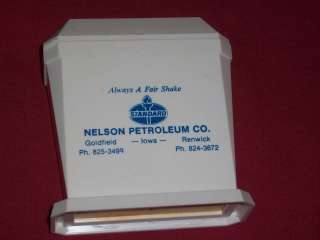 Standard Oil Advertising Salt Shaker Nelson Petroleum Goldfield 