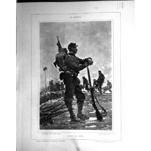   1877 Baschet Portrait Neuville Sapeur Genie Soldier