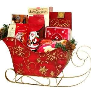 Santas Sleigh Christmas Gift Basket: Grocery & Gourmet Food