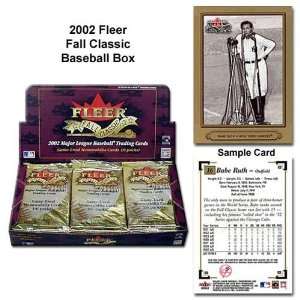  Fleer 2002 Fall Classic Baseball Unopened Box Trading 