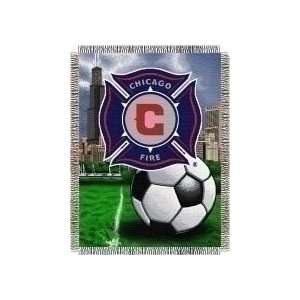  Chicago Fire MLS Tapestry Throw 48 x 60: Sports & Outdoors