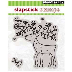  Fancy Antlers   Slapstick Cling Rubber Stamps
