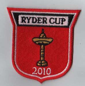 2010 Ryder Cup Logo Patch  
