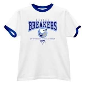  Boston Breakers USFL Ringer T Shirt