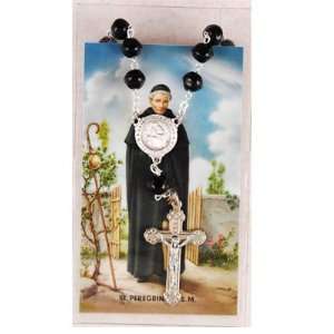 St. Peregrine Auto Vehicle CAR SUV Truck Rosary with Matching Prayer 