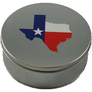  An Empty Texas Cookie Tin   Size 2 Round: Kitchen & Dining
