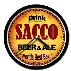  SACCO beer and ale cerveza wall clock 