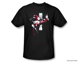   Licensed DC Comics Batman Harley & Joker Adult Shirt S 3XL  