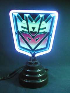 Transformers DECEPTION G1 NEON LIGHT SIGN tb040  