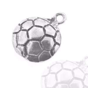 925 Sterling Silver Jewelry, Soccer Fever Charm, Adjustable Fit, Plus 