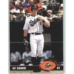  2003 Donruss #85 Jay Gibbons   Baltimore Orioles (Baseball 
