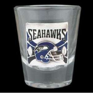  Seattle Seahawks Round NFL Shot Glass: Sports & Outdoors