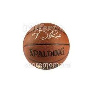  DERRICK ROSE SIGNED AUTOGRAPHED BASKETBALL CHICAGO BULLS W 