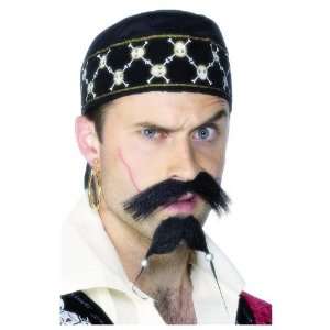  Smiffys Pirate Tash And Beard Set: Toys & Games
