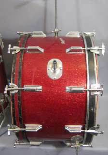 Vintage 60s Rogers Holiday Three Piece Drum Set Kit  