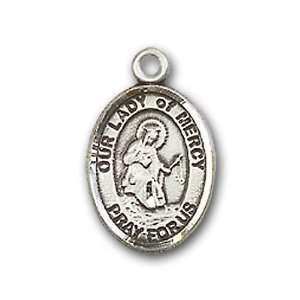   Baby Child or Lapel Badge Medal with O/L of Mercy Charm and Baby Boots