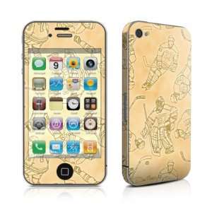 Hockey Sketches Design Protective Skin Decal Sticker for Apple iPhone 