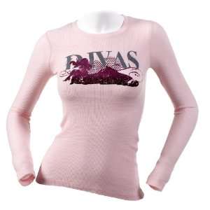  Divas SnowGear Pink XX Large Divas Glimmer Thermal Shirt 