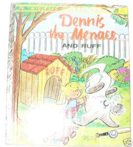 Dennis The Menace & Ruff Little Golden book 1959 SEE  