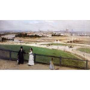   Paris from the Trocadero Heights, by Morisot Berthe