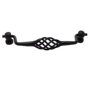 Berenson 9982 255 P Black Provence Provence Birdcage Cabinet Pull with 