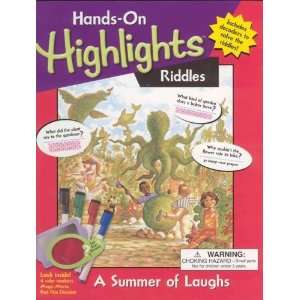   With Riddles (Hands on Highlights) [Hardcover] Michelle Burke Books