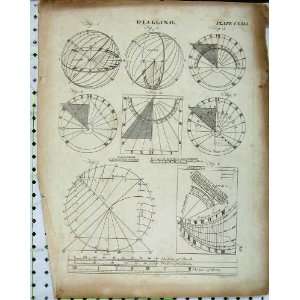   Encyclopaedia Britannica Dialling Diagrams Latitudes