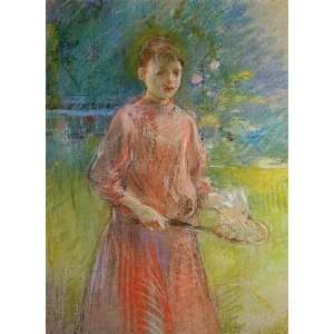   with Shuttlecock Jeanne Bonnet, by Morisot Berthe