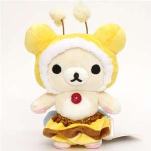  Rilakkuma plush toy white bear as honey bee: Toys & Games