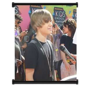  Justin Bieber Cool Fabric Wall Scroll Poster (16 x 21 