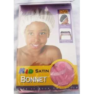  Kid Satin Bonnet   Pink 