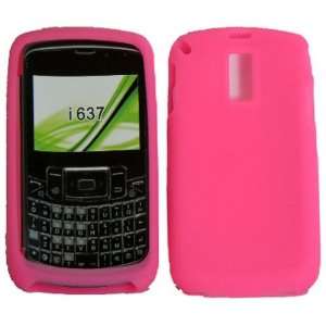  Hot Pink Silicone Jelly Skin Case Cover for Samsung Jack 